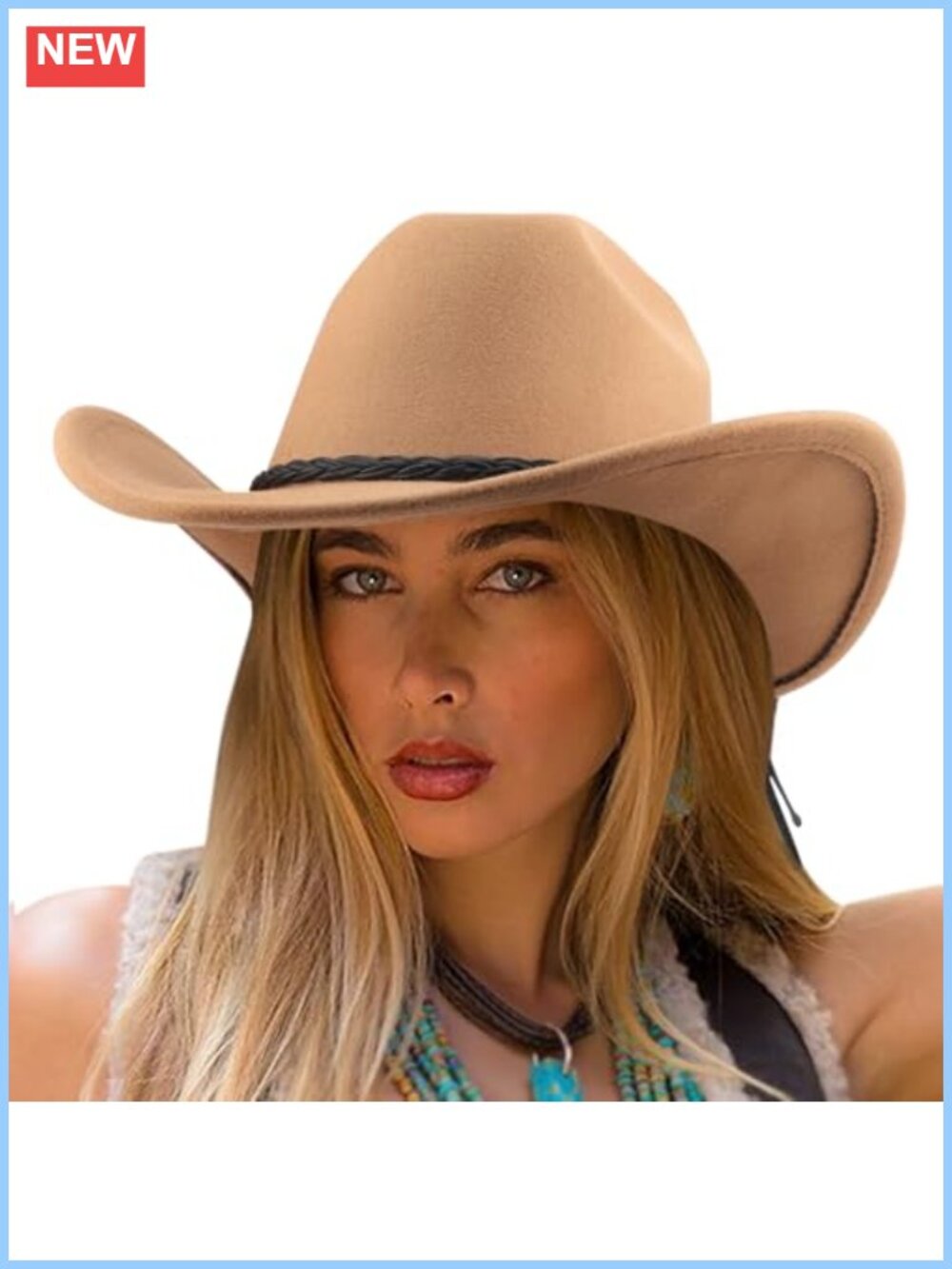 Wide Brim Retro Felt Fedora Cowboy Hat Cotton Polyester Unisex Outdoor